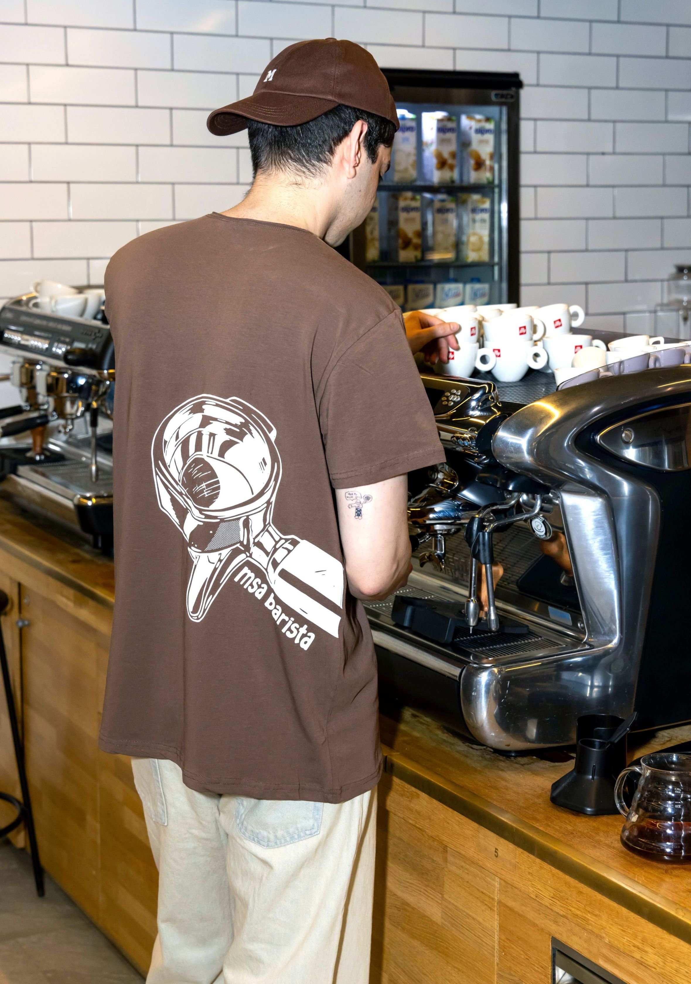 MSA BARISTA REVERSE TSHIRT (UNISEX)