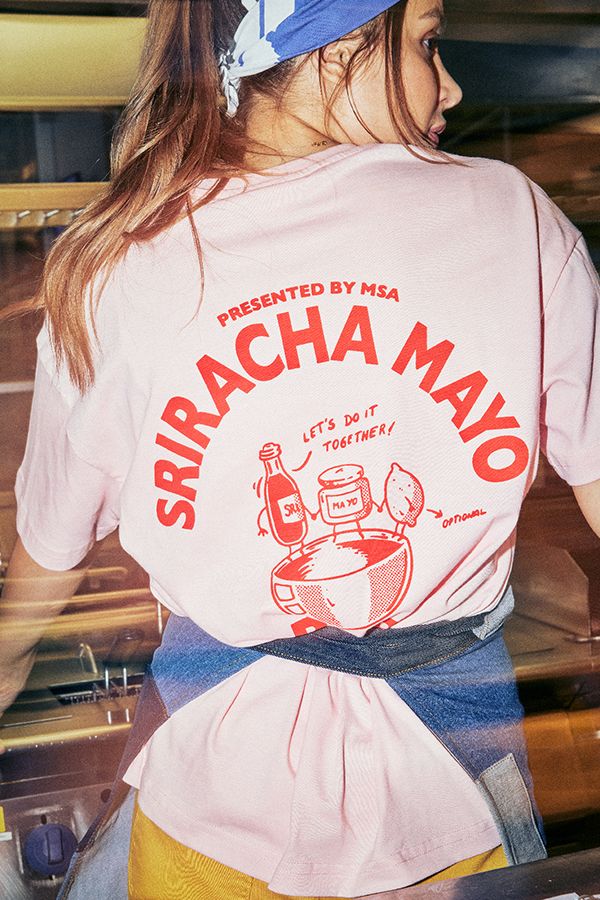 MSA SRIRACHA MAYO GRAPHIC TSHIRT (KADIN)