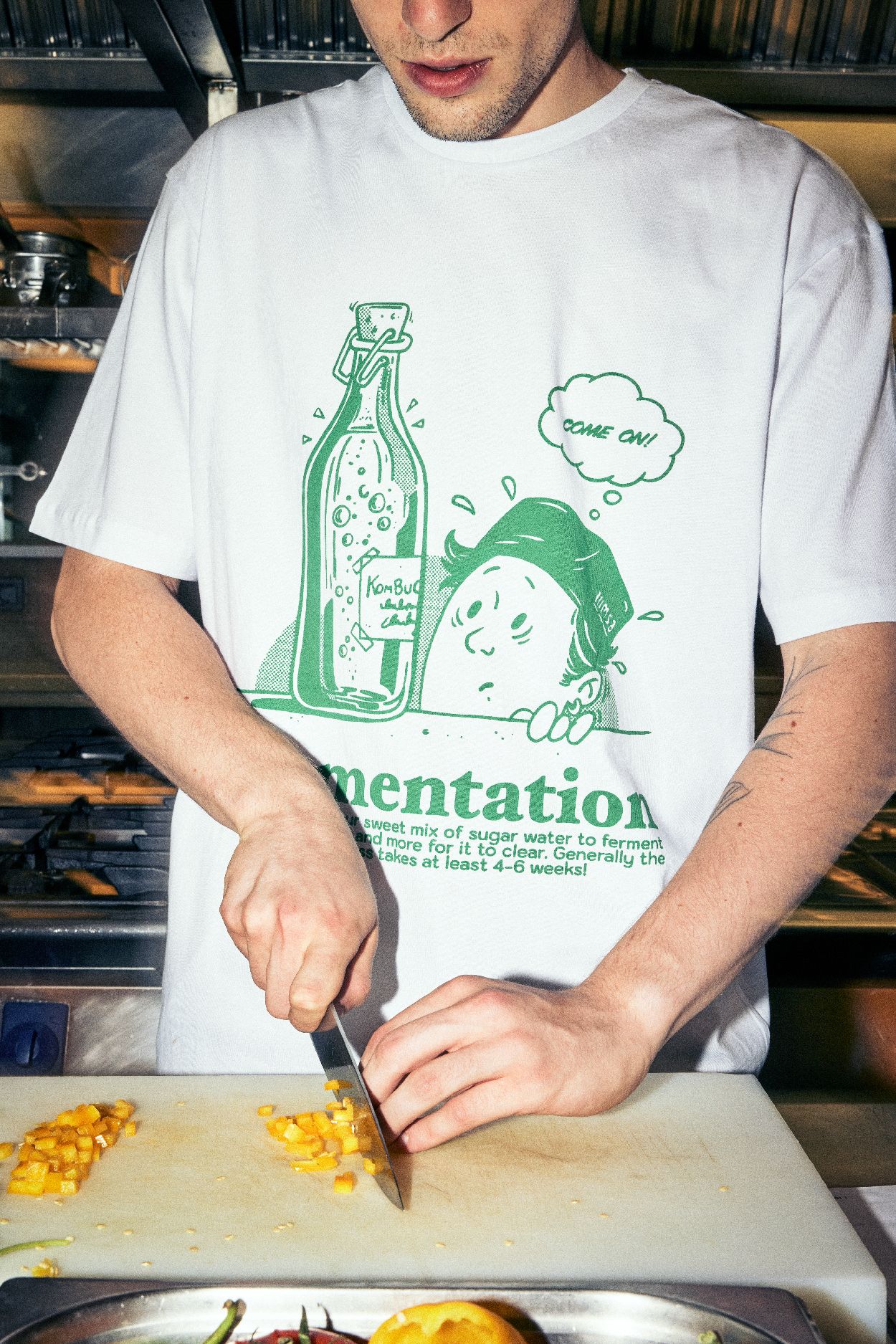 MSA FERMENTATION GRAPHIC TSHIRT (ERKEK)