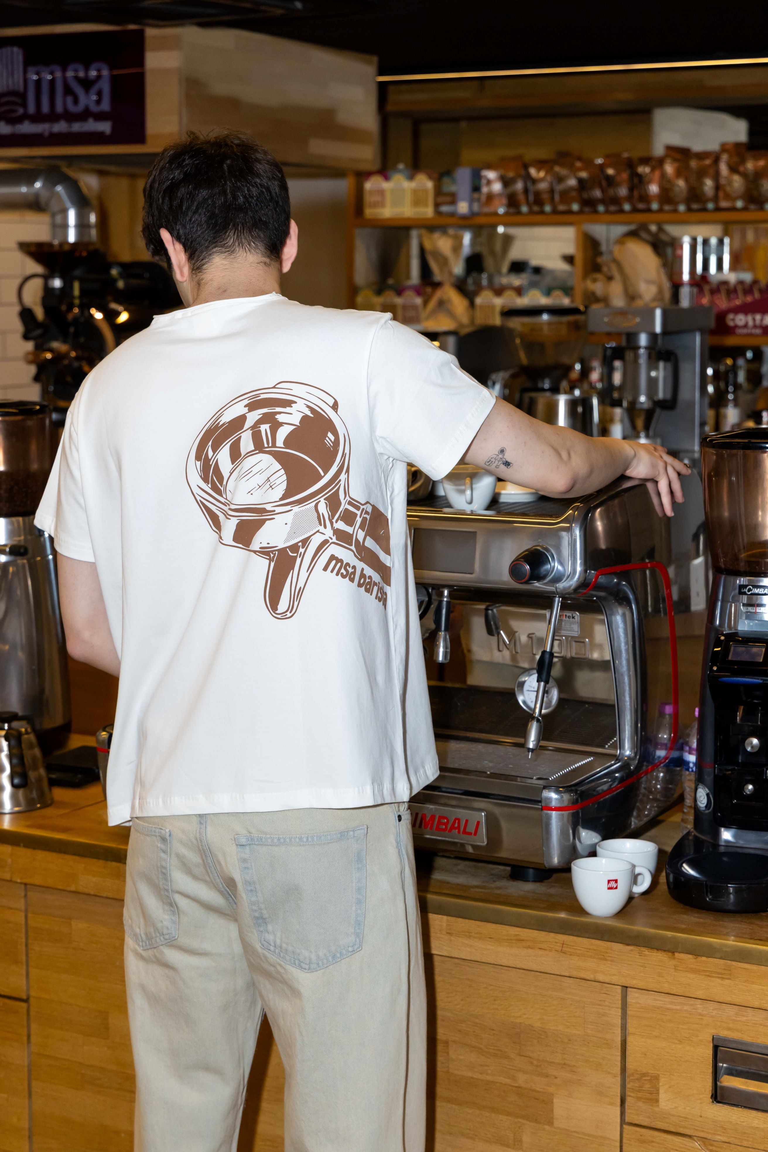 MSA BARISTA GRAPHIC TSHIRT (ERKEK)